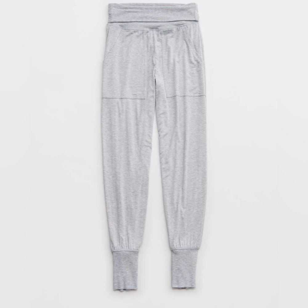 Aerie Real Soft® Ribbed Foldover Jogger